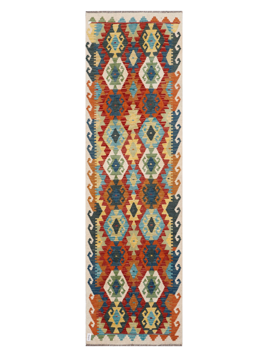 Maimana Kilim Runner - 294 x 85 cm