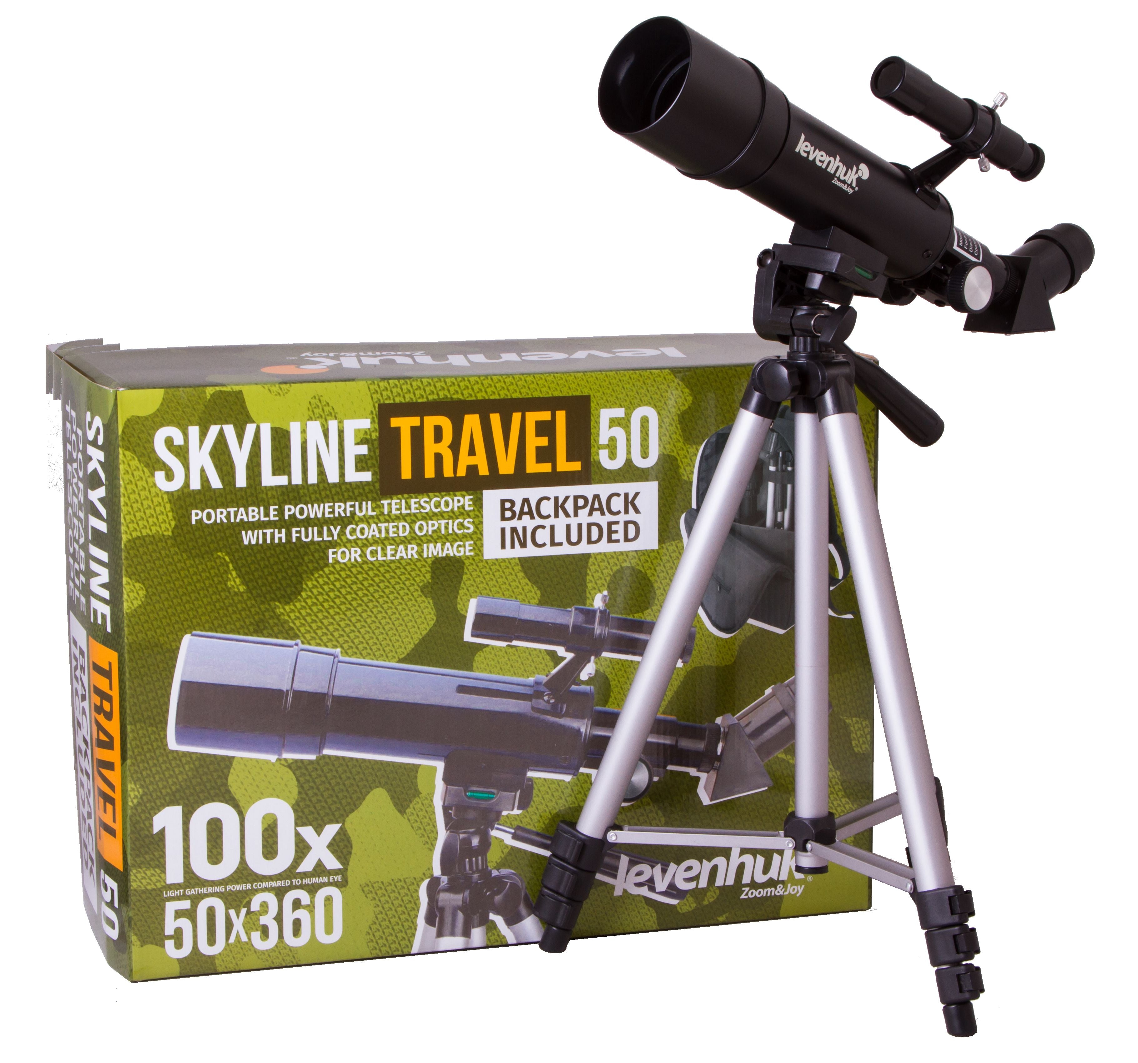 Levenhuk Skyline Travel 50 Telescope