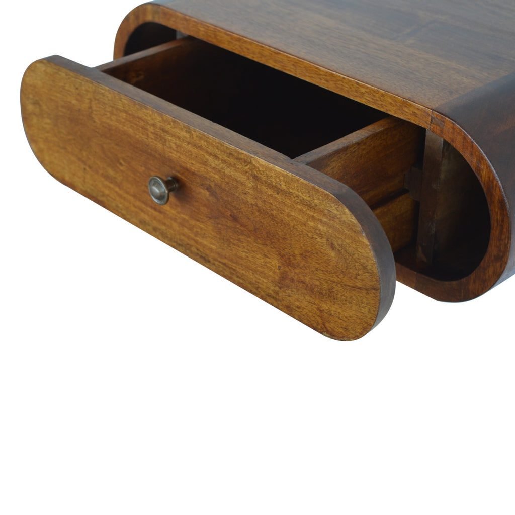 Arco space-saving floating nightstand
