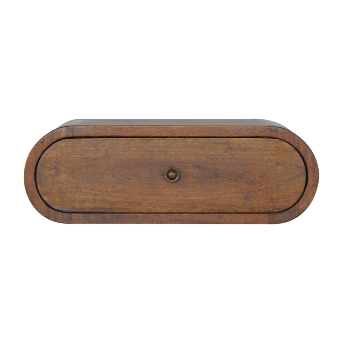 Arco wall-mounted chestnut wood nightstand