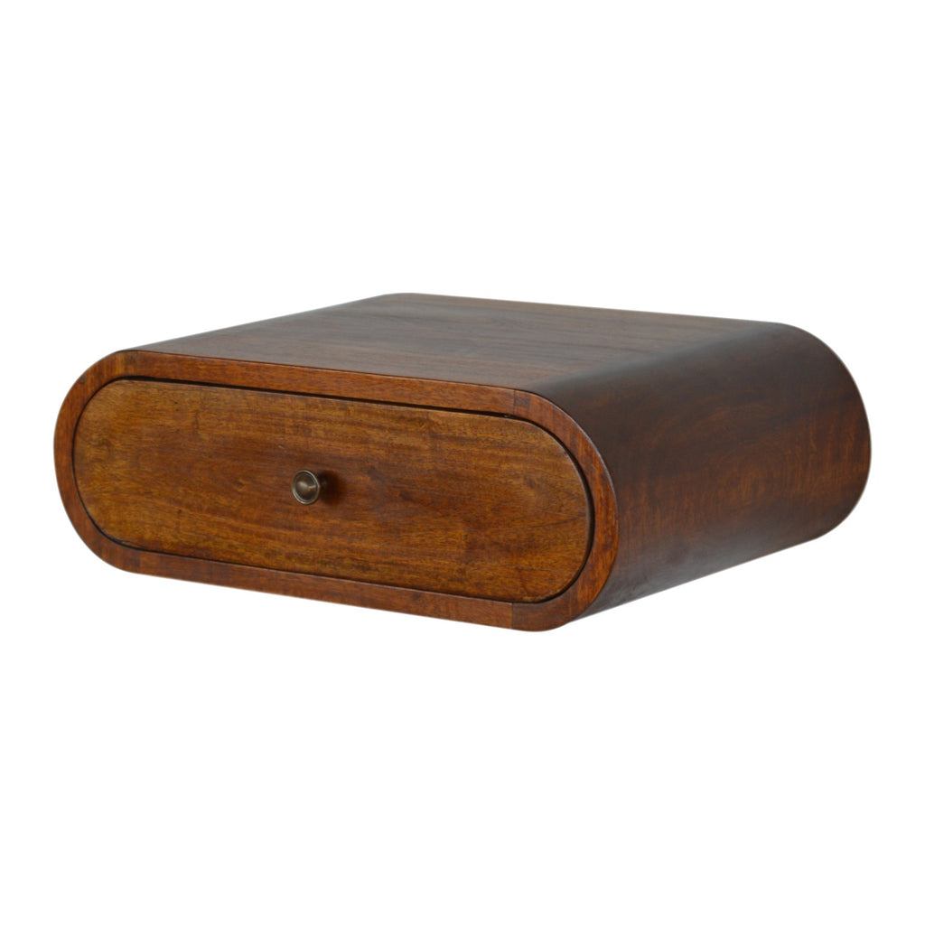 Arco wall-mounted nightstand for small bedrooms