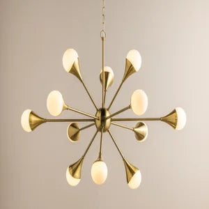 Ariana Chandelier - Aged Brass (H375812-AGB-CE)