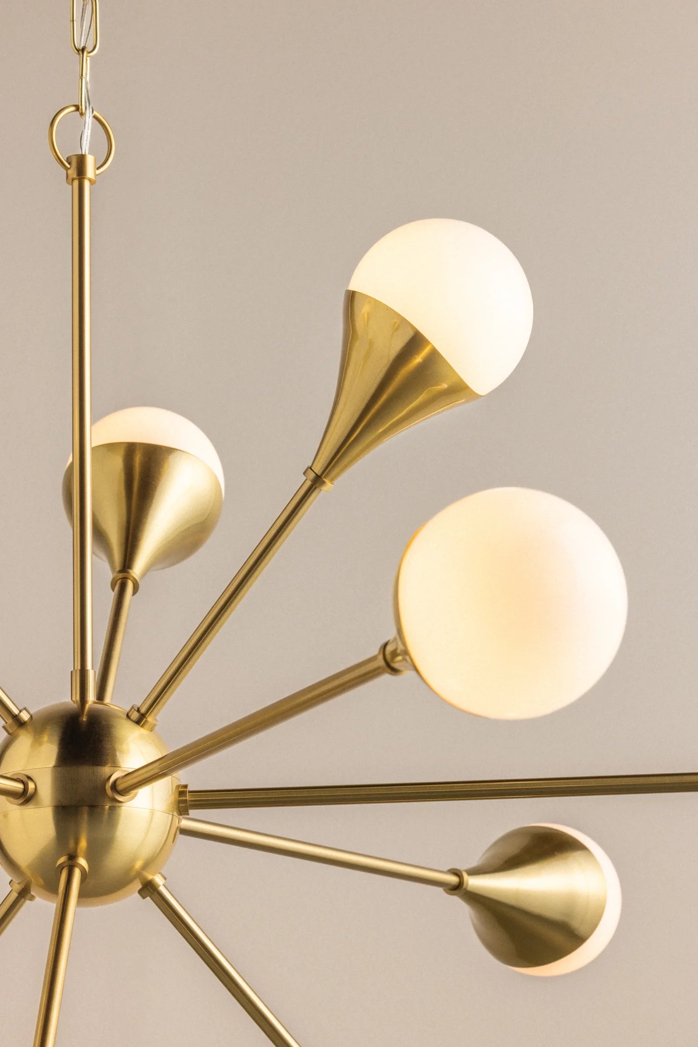 Ariana Chandelier - Aged Brass (H375812-AGB-CE)