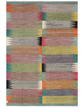 Maimana handwoven Afghan wool kilim rug, 252 x 172 cm