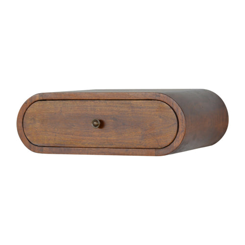 Rounded Arco floating bedside table