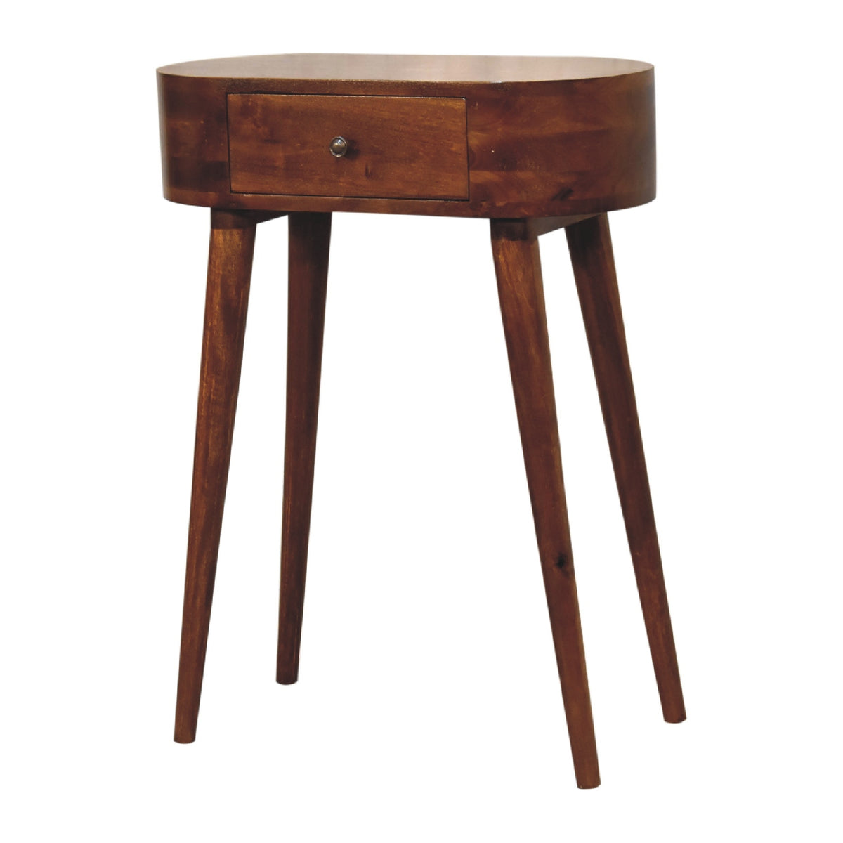 Slim console table for alcoves and small spaces