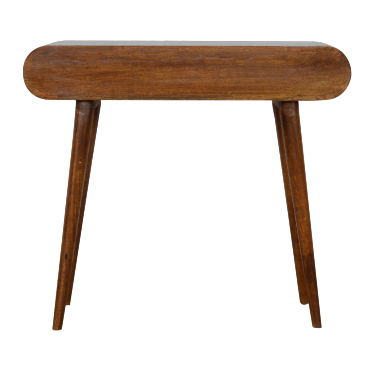 Solid mango wood console table for hallways