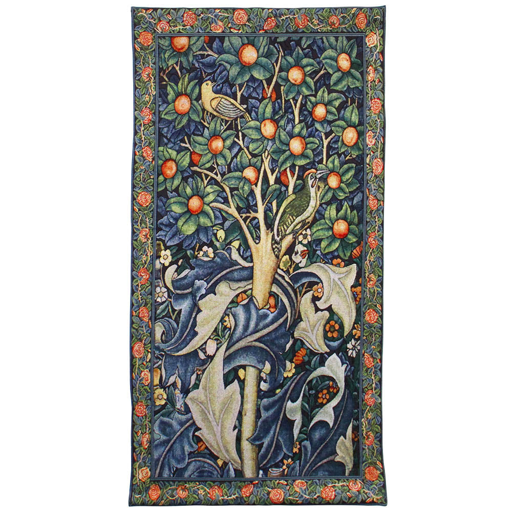 William Morris Woodpecker in a Fruit Tree Wall Hanging | 69cm x 139cm